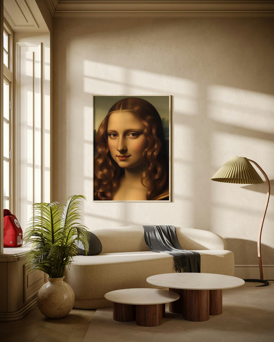 Young Mona Lisa Poster Wall Art