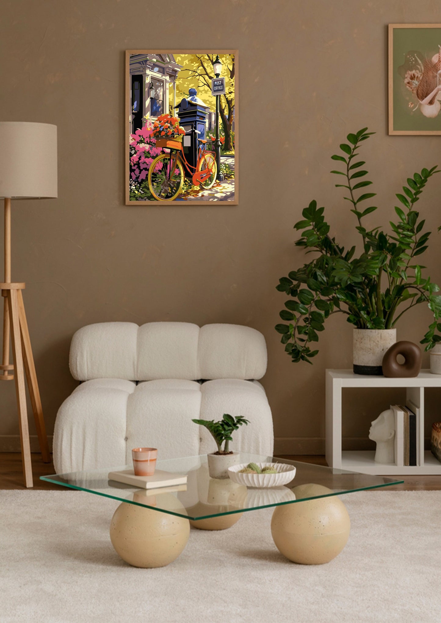 Colorful City Bicycle Poster Wall Art