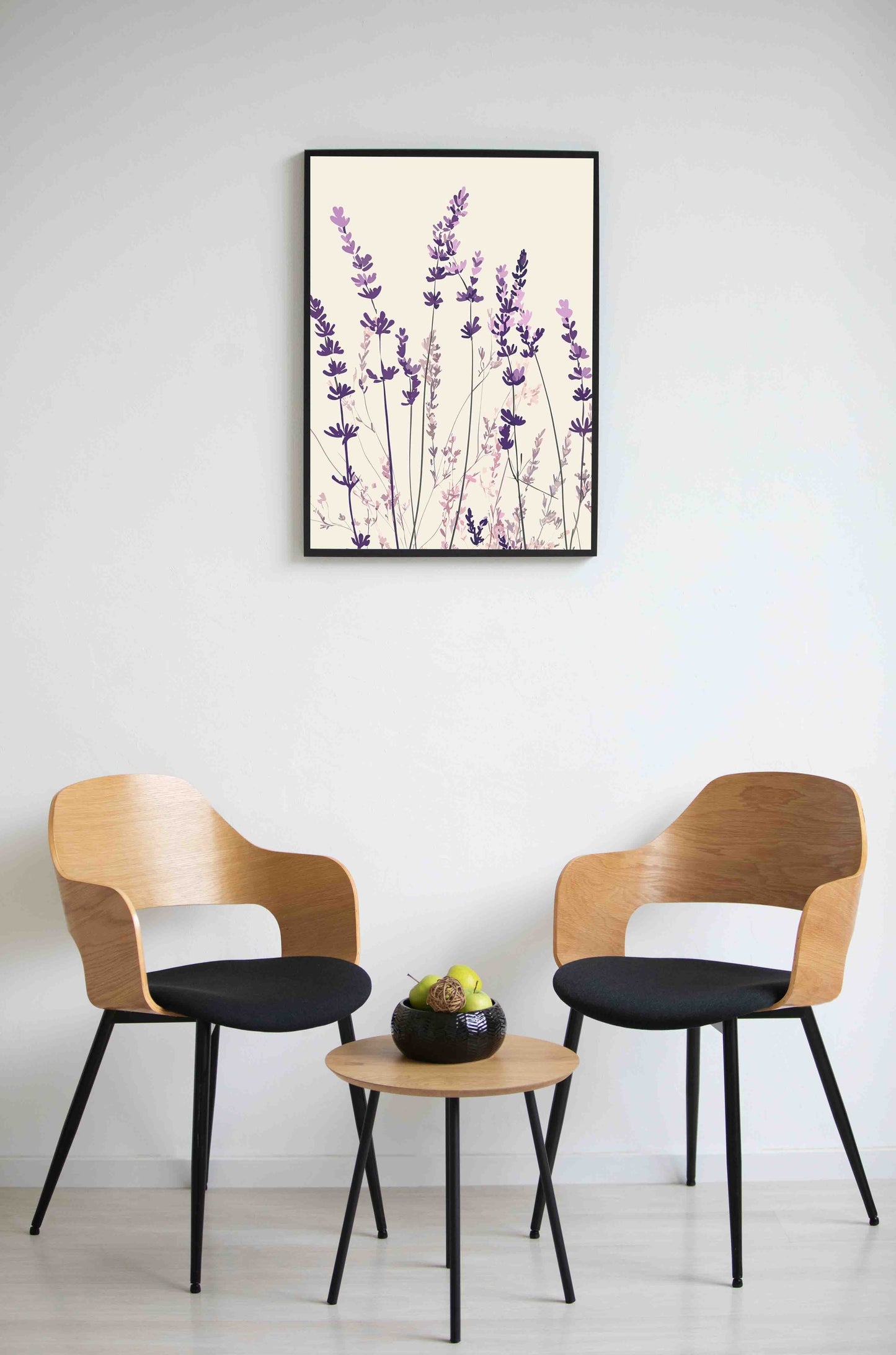 Pastel Purple & Sage Lavender Wall Art