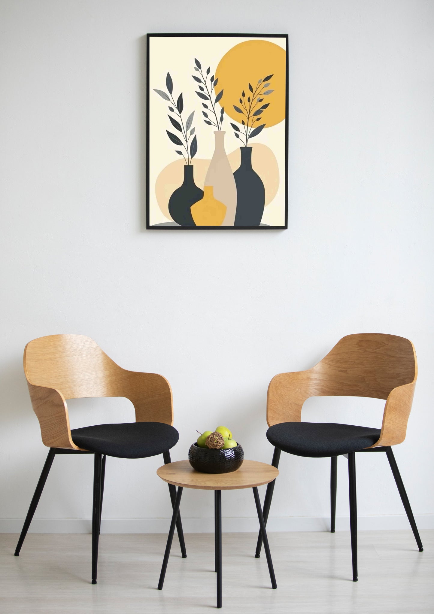 Modern Abstract Vases Poster Wall Art