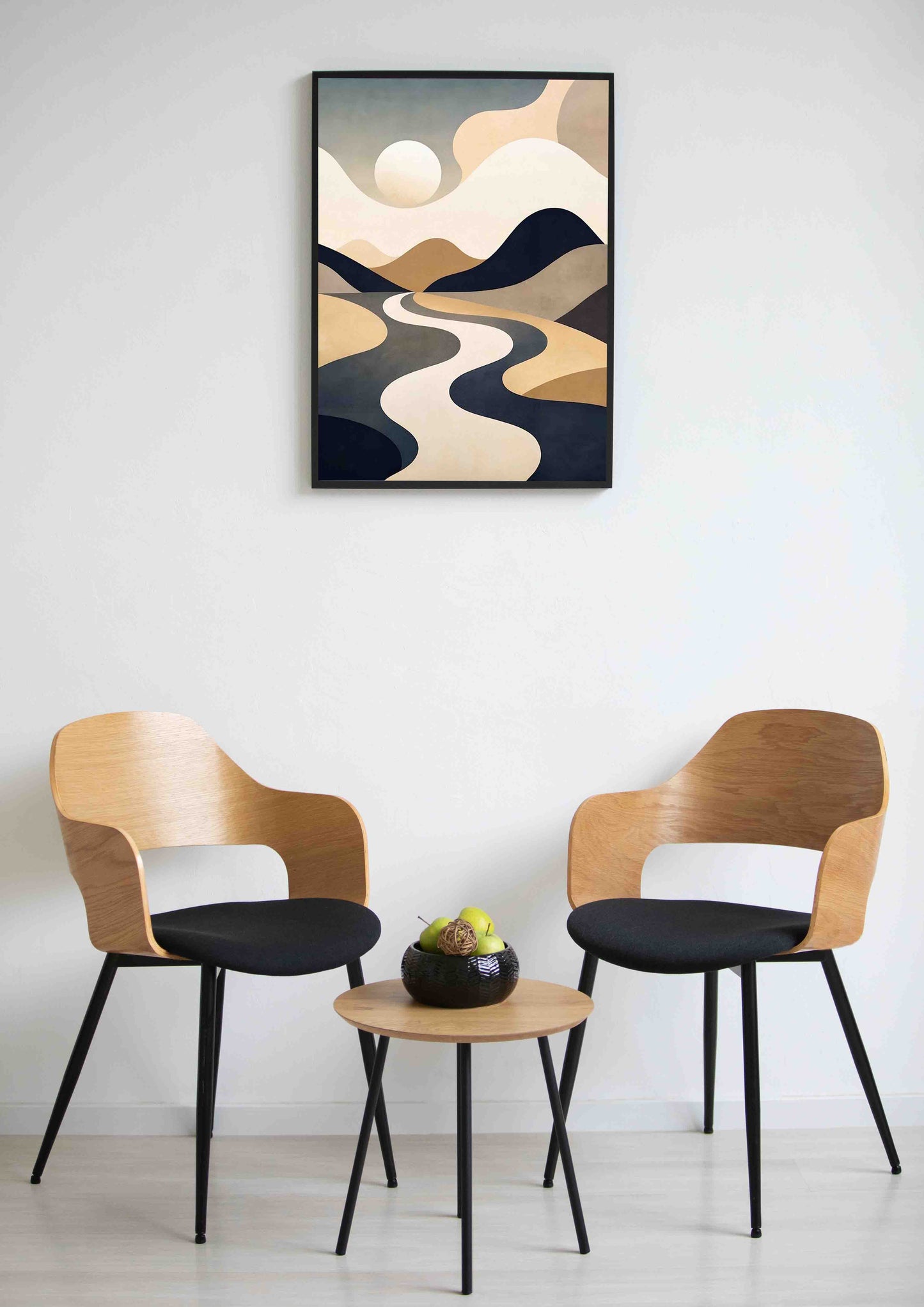 Winding Desert Path Poster Wall Art