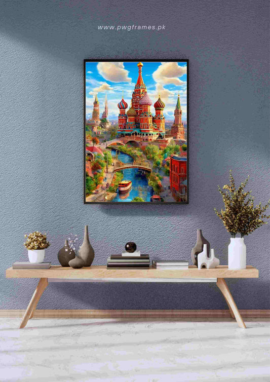 Fantastical St. Basil's Cathedral Poster Wall Art