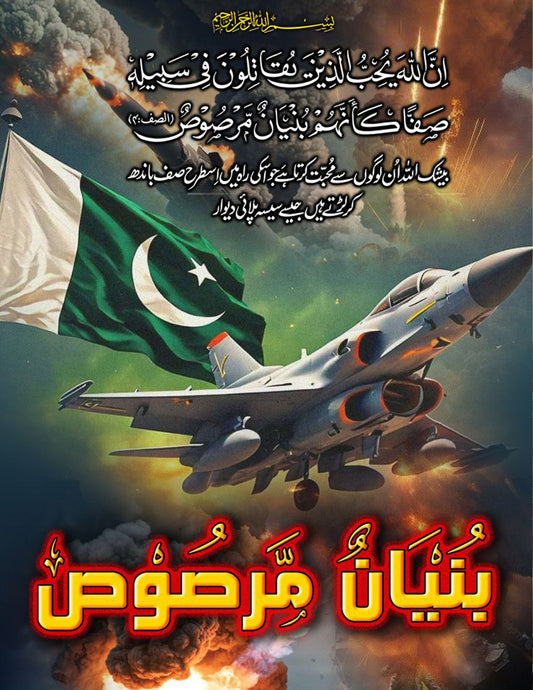 Fighter Jet & Pakistan Flag Poster Wall Art