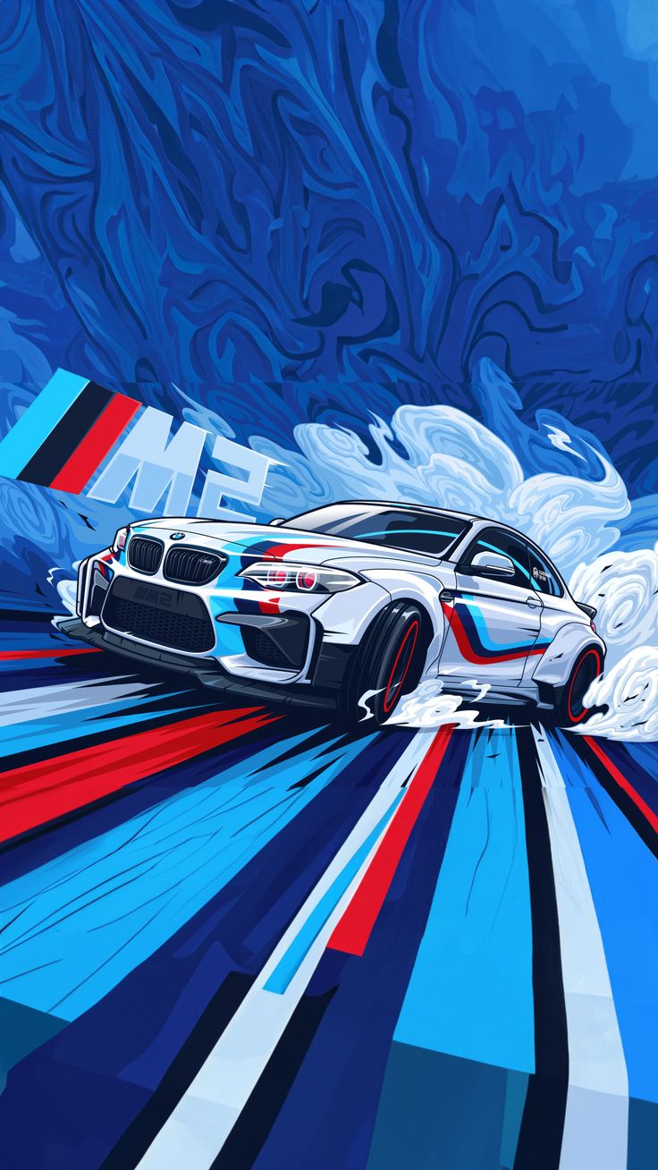 Dynamic BMW M2 Poster Wall Art