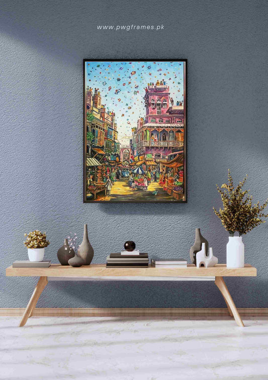 Colorful Kite Festival Poster Wall Art