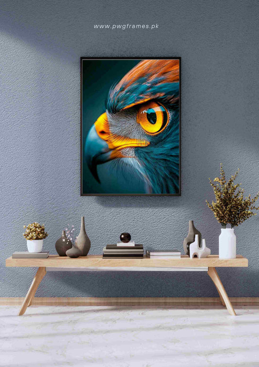 Fierce Eagle Eye Poster Wall Art