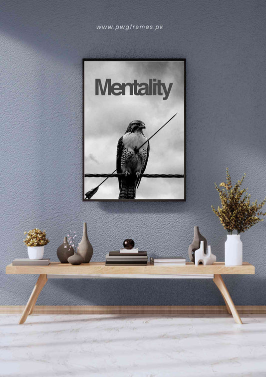 Mentality Motivational Poster Wall Art