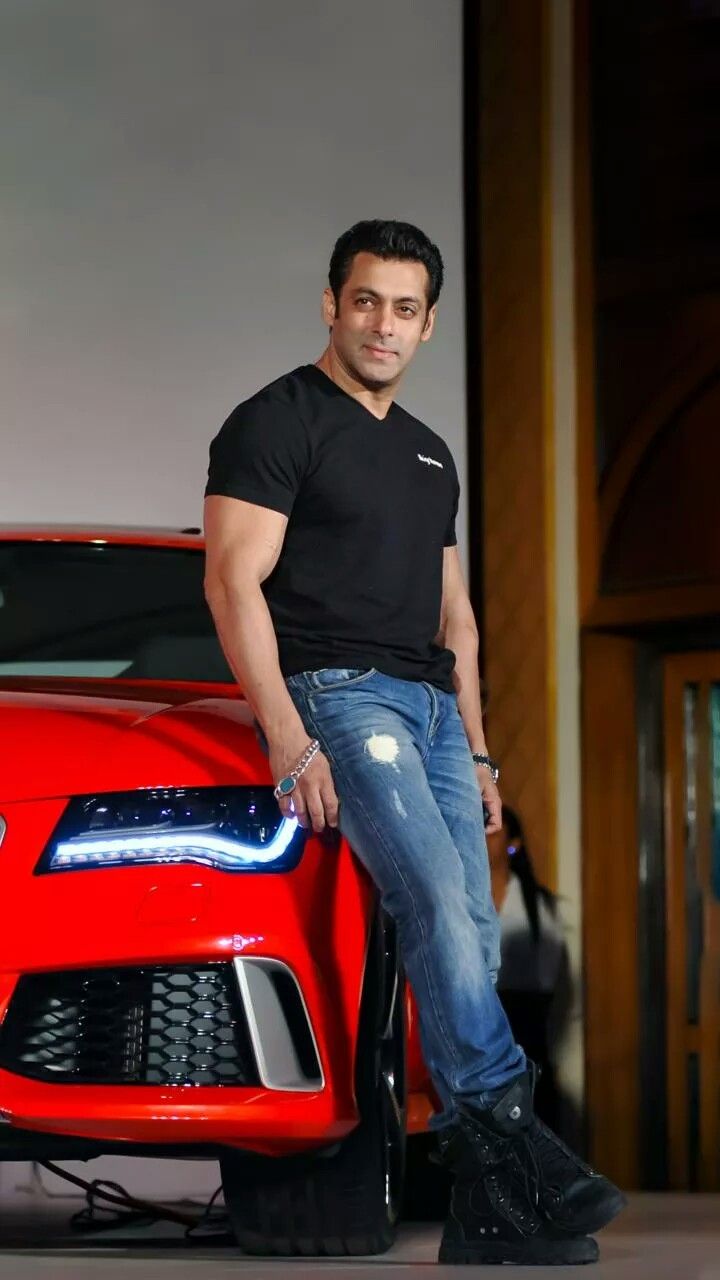 Salman Khan Car Poster Wall Art