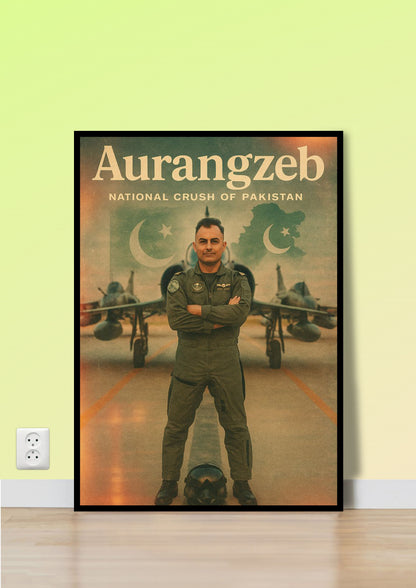 Pakistan Air Force "Aurangzeb" Poster Wall Art