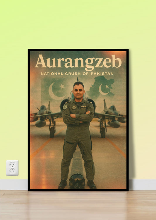 Pakistan Air Force "Aurangzeb" Poster Wall Art