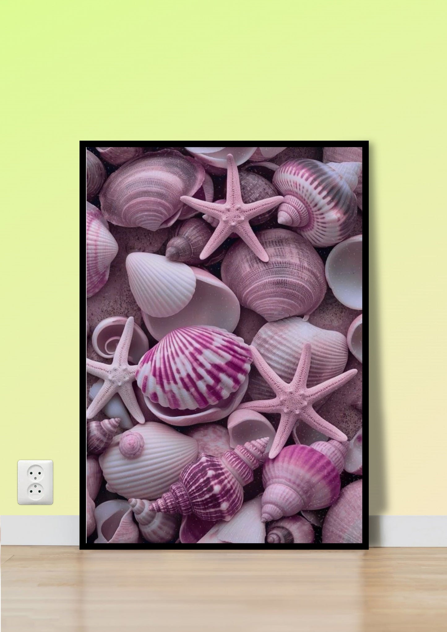 Pastel Sea Shells & Starfish Wall Art