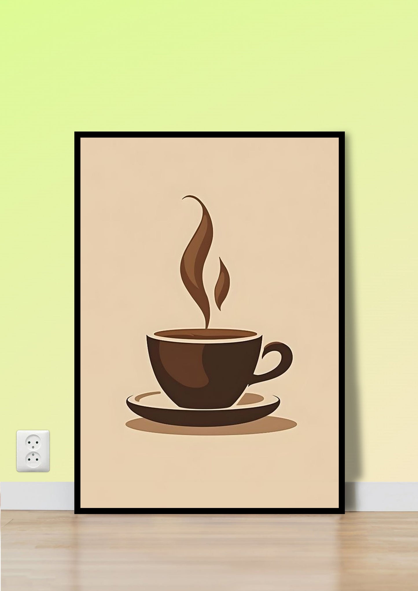 Simple Coffee Cup Wall Art