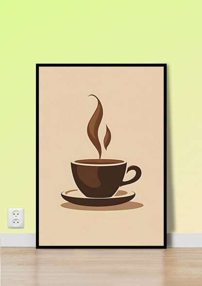 Simple Coffee Cup Wall Art