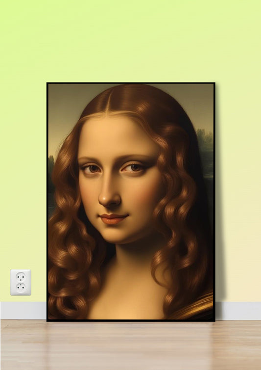 Young Mona Lisa Poster Wall Art