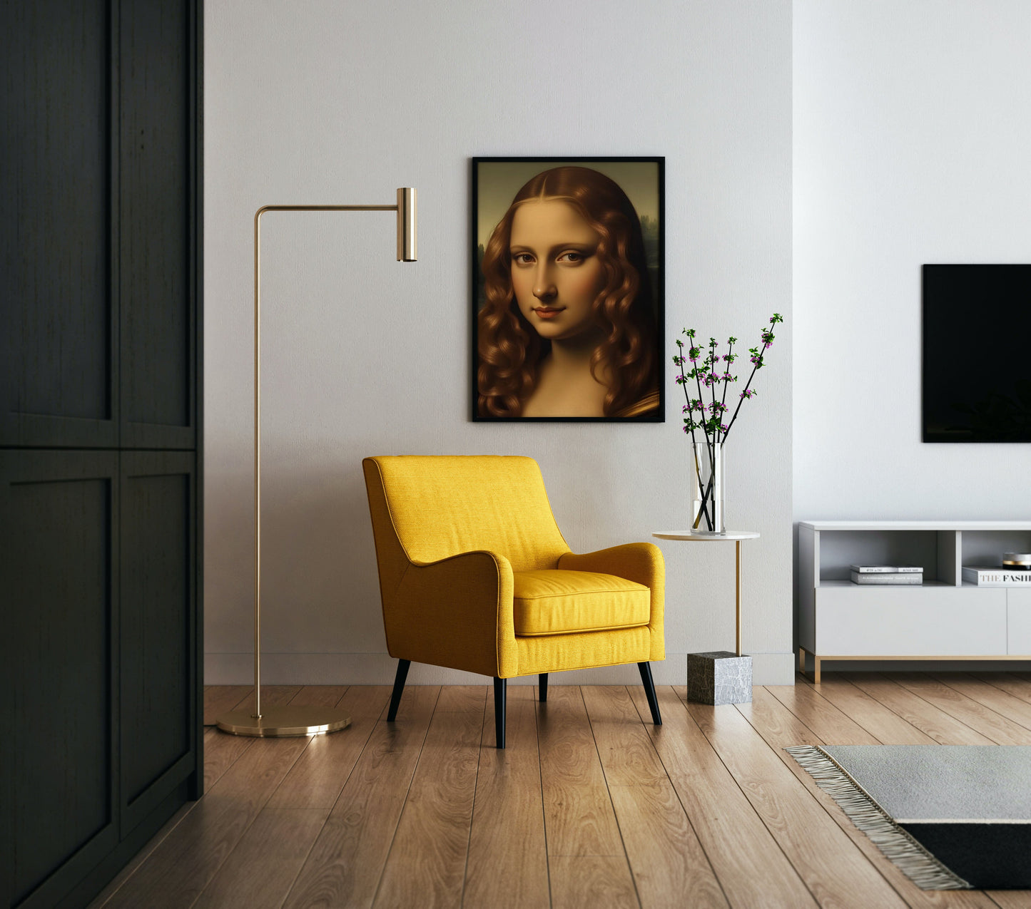 Young Mona Lisa Poster Wall Art