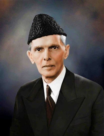 Quaid-e-Azam Muhammad Ali Jinnah Poster Wall Art