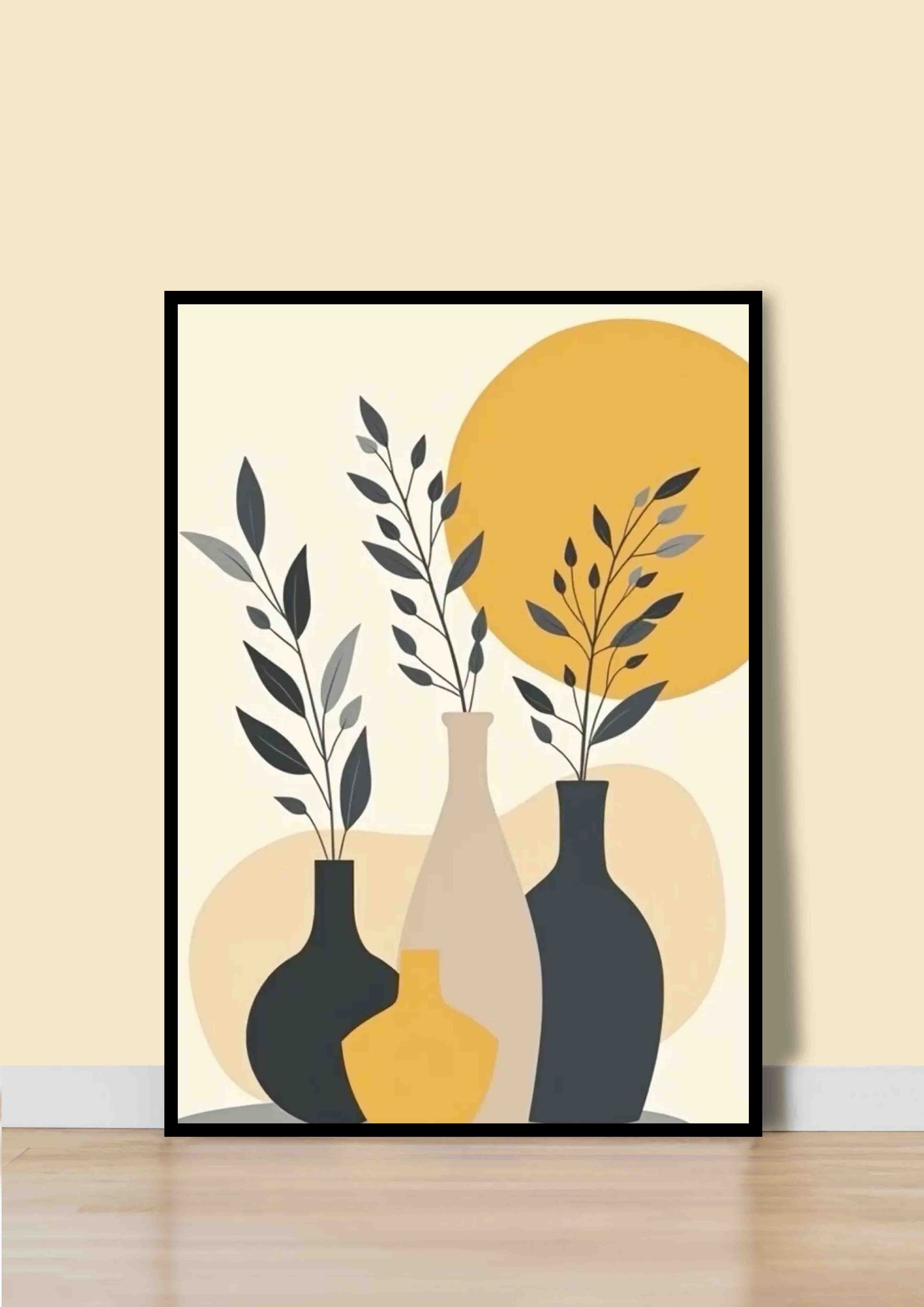 Modern Abstract Vases Poster Wall Art