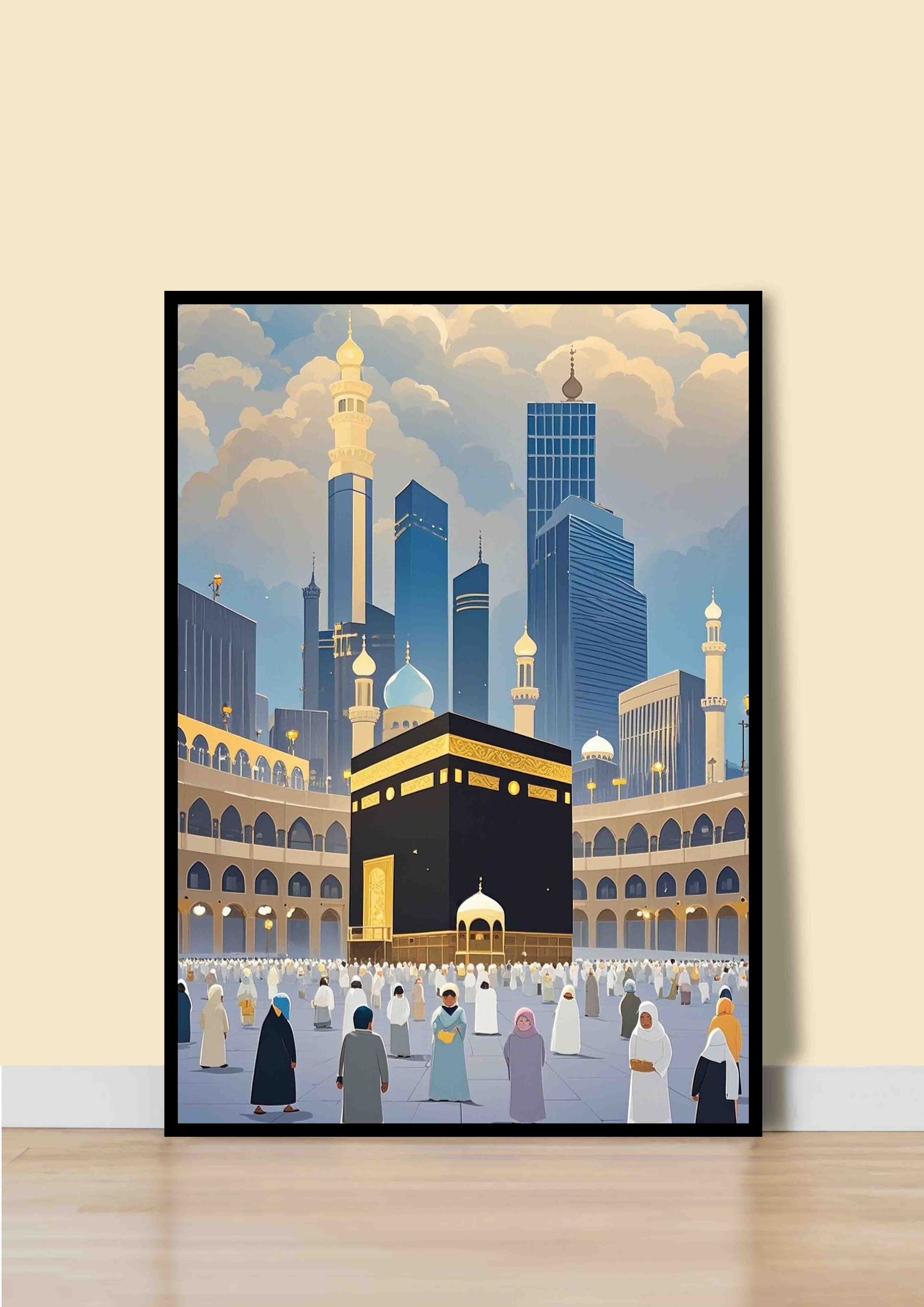 Modern Mecca & Kaaba Wall Art