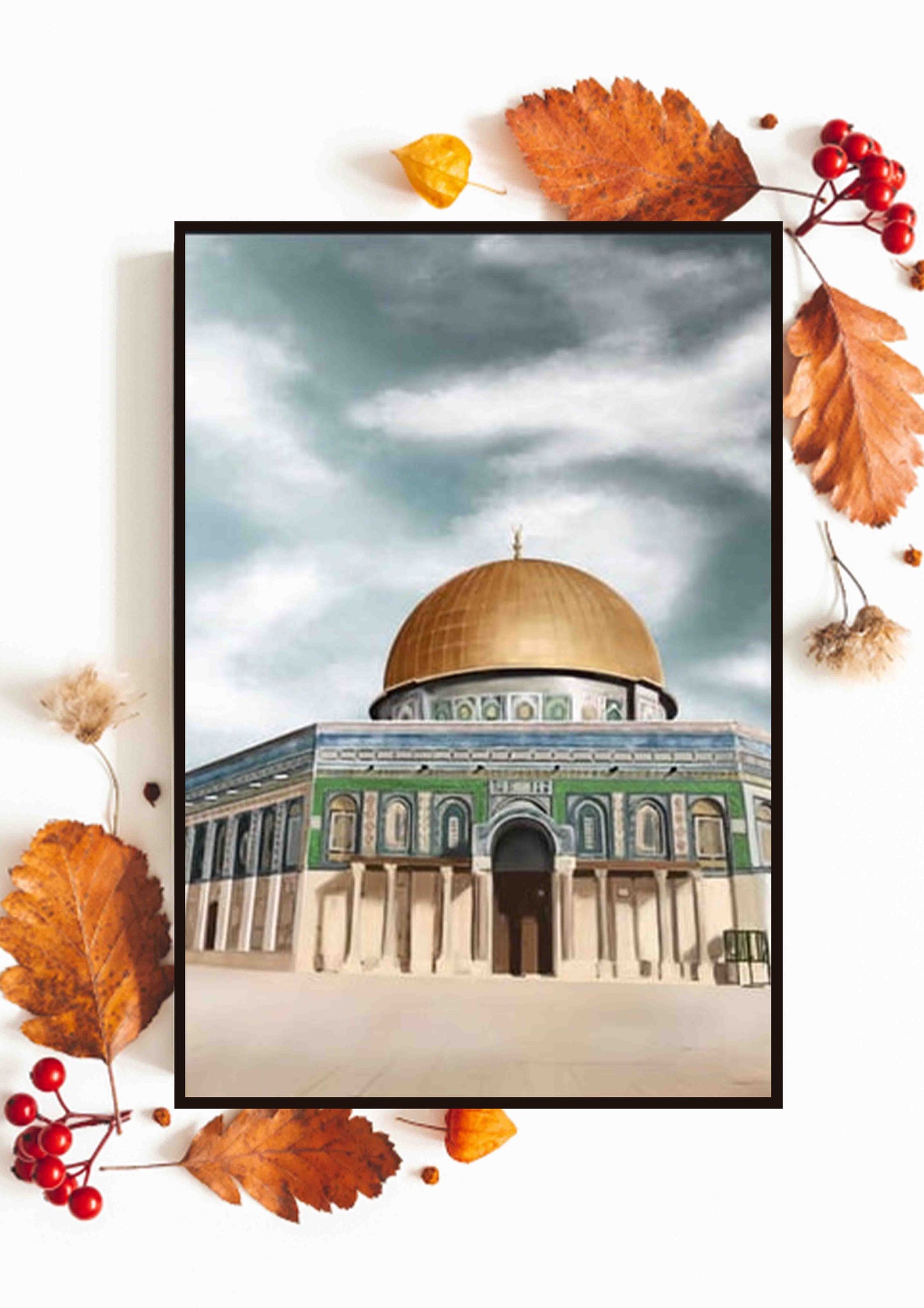 Jerusalem Dome of the Rock Poster Wall Art