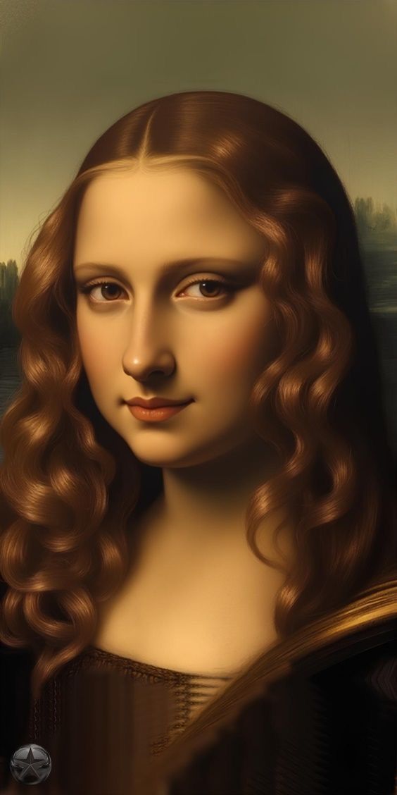 Young Mona Lisa Poster Wall Art