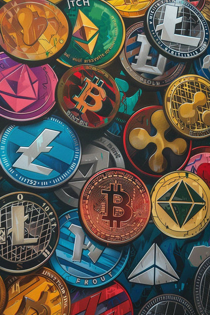 Crypto Stack Poster Wall Art