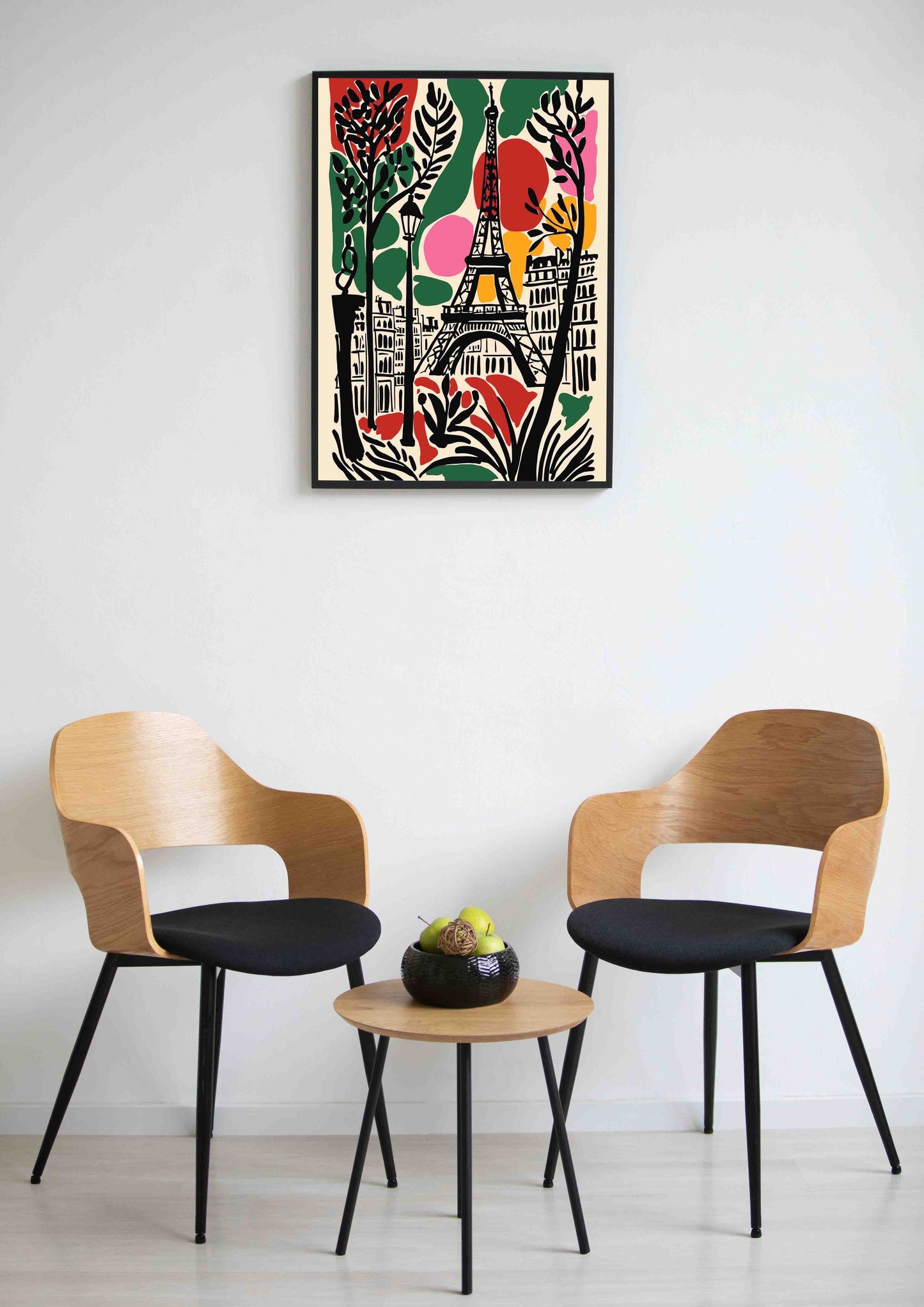 Paris Matisse Abstract City Poster Wall Art