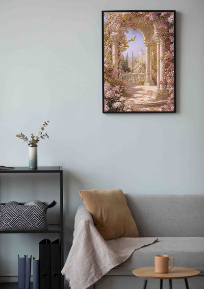 Romantic Garden Archway Poster Wall Art