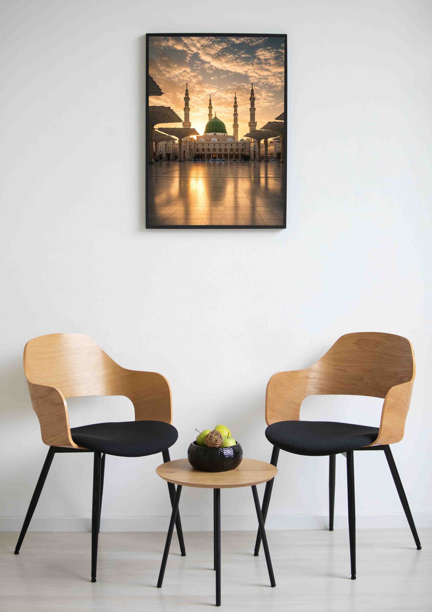 Sunset at Al-Masjid an-Nabawi Wall Art