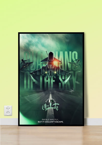 Pakistani Air Force "Guardians of the Sky" Poster Wall Art