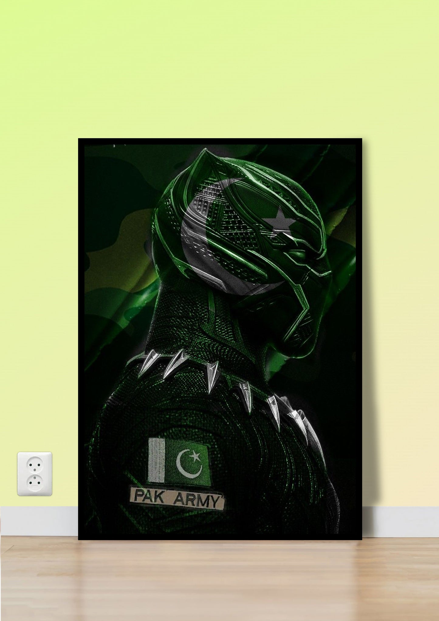 Pakistan Army Black Panther Poster Wall Art