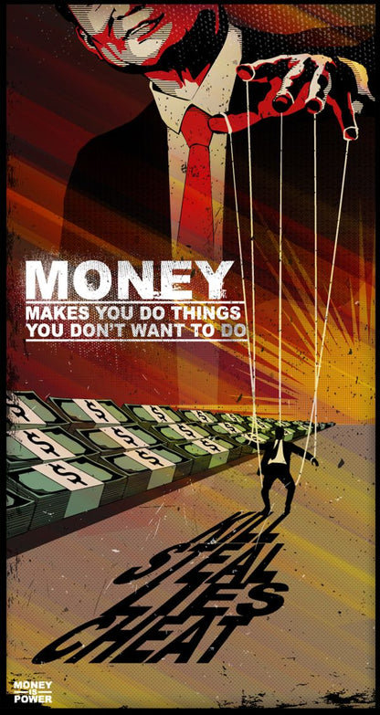 Money Control Poster Wall Art