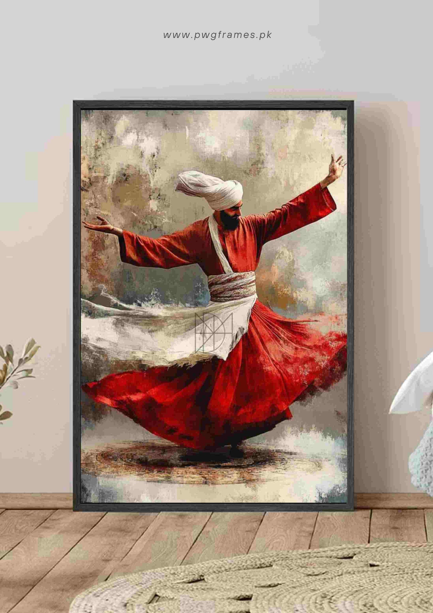 The Red Whirlwind Poster Wall Art