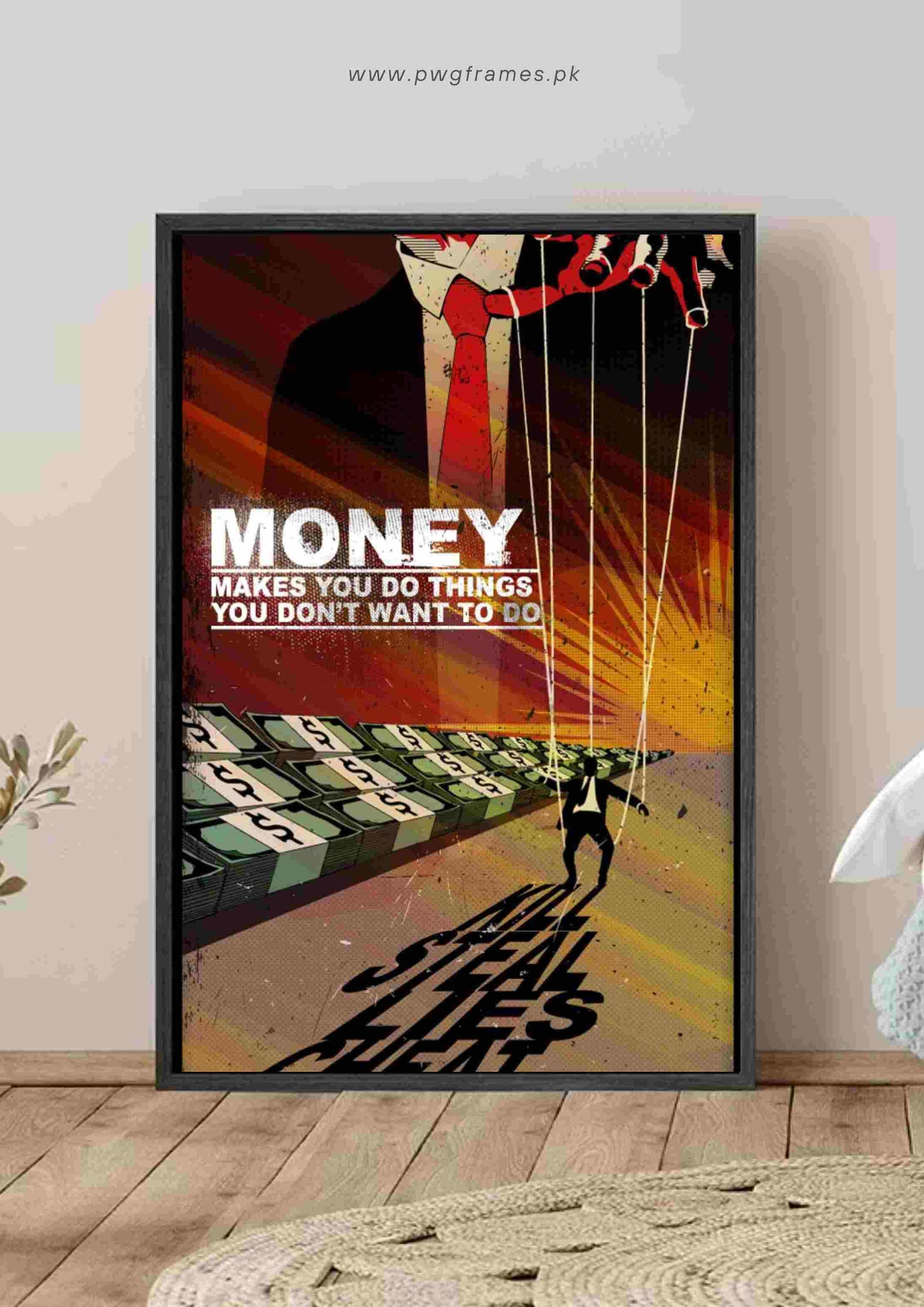 Money Control Poster Wall Art