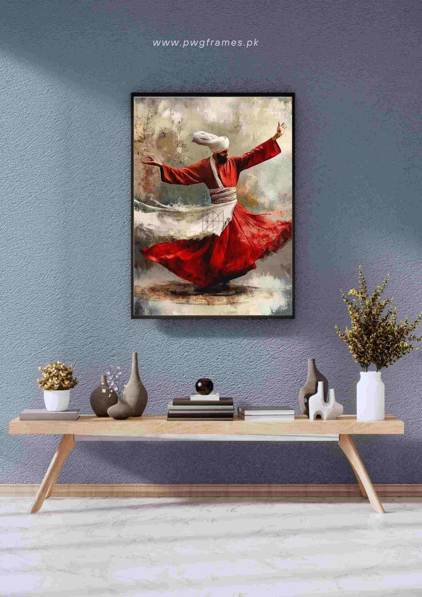 The Red Whirlwind Poster Wall Art