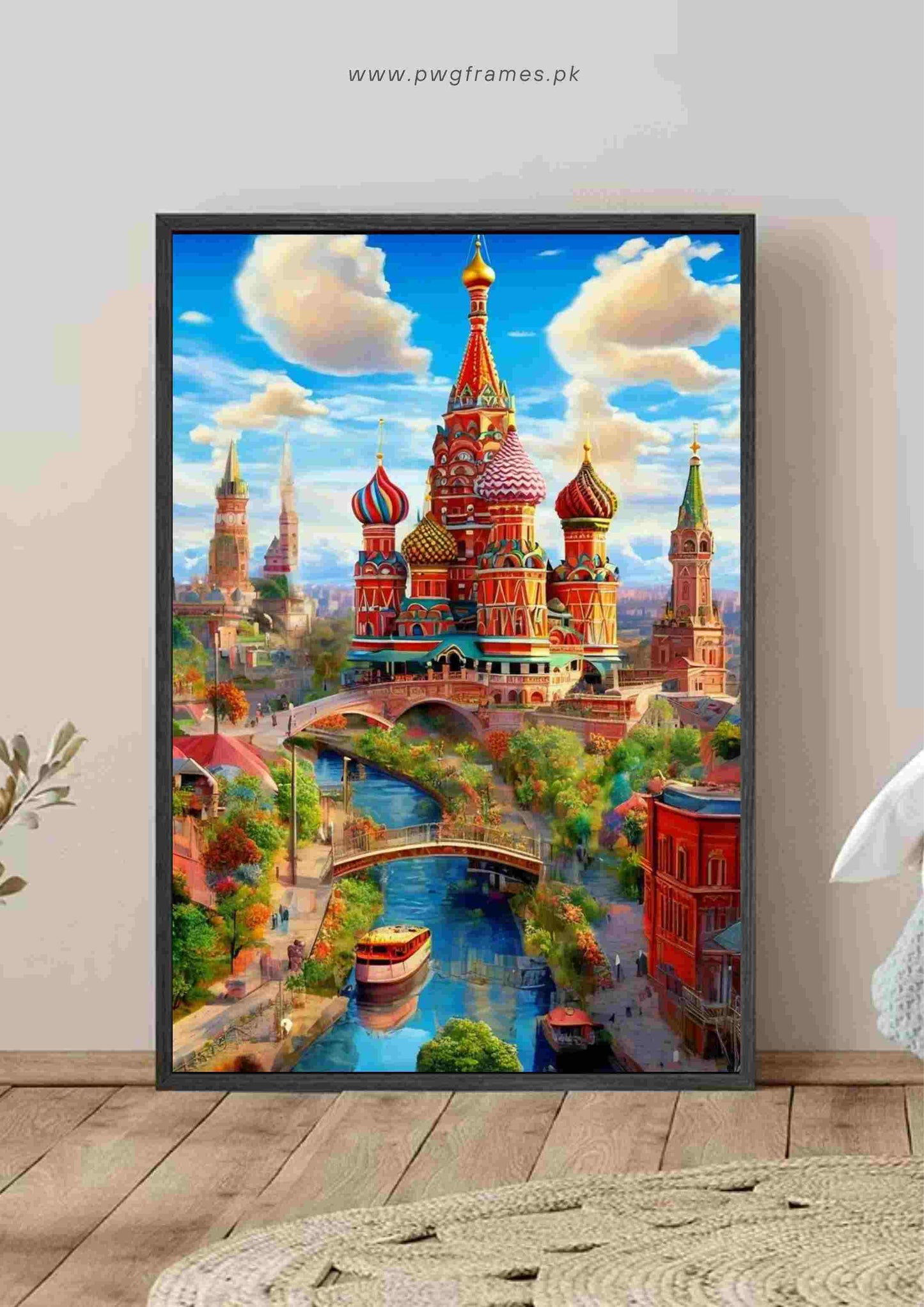 Fantastical St. Basil's Cathedral Poster Wall Art