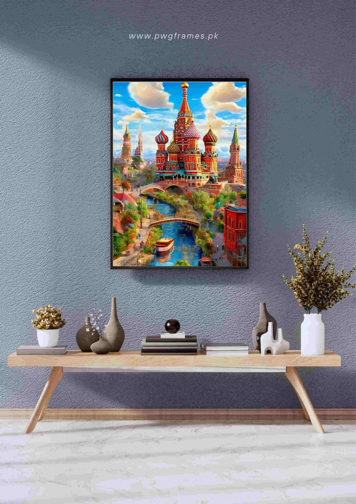 Fantastical St. Basil's Cathedral Poster Wall Art