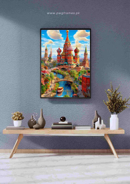 Fantastical St. Basil's Cathedral Poster Wall Art