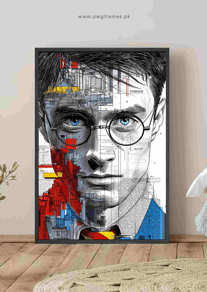 Harry Potter Blueprint Poster Wall Art