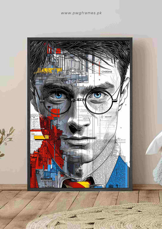 Harry Potter Blueprint Poster Wall Art