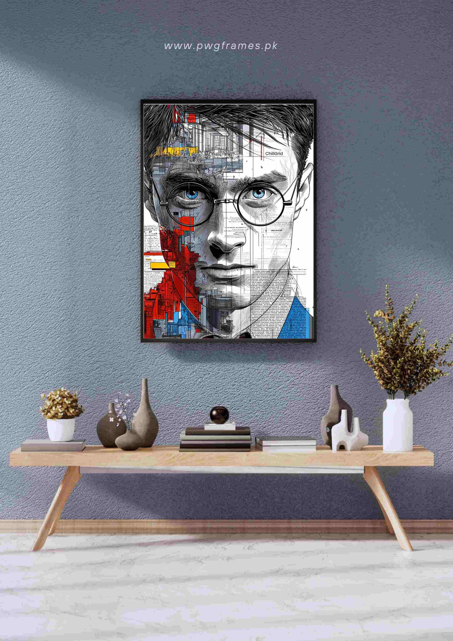 Harry Potter Blueprint Poster Wall Art