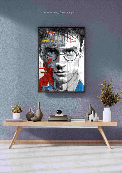 Harry Potter Blueprint Poster Wall Art