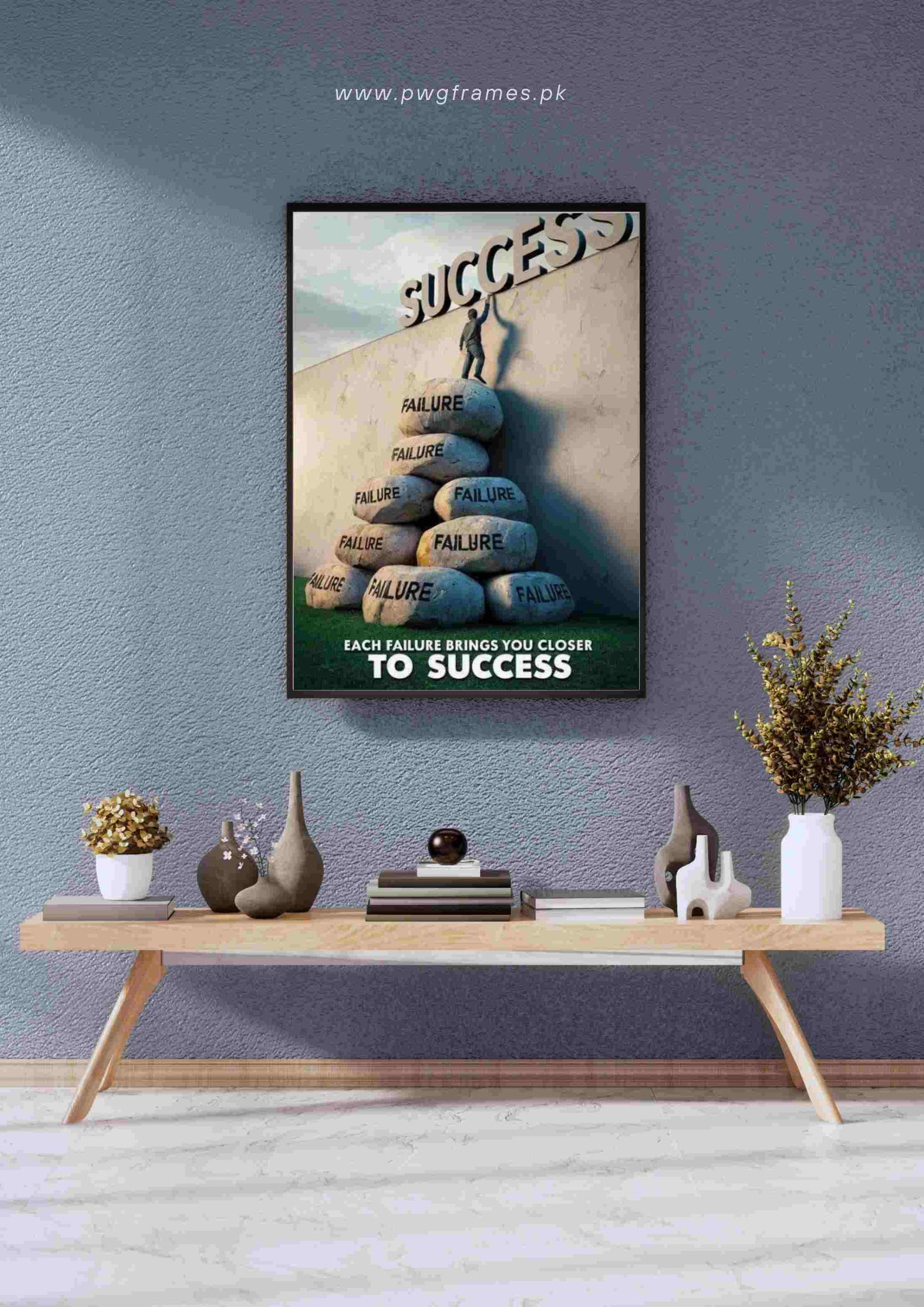 Failure To Success Poster Wall Art