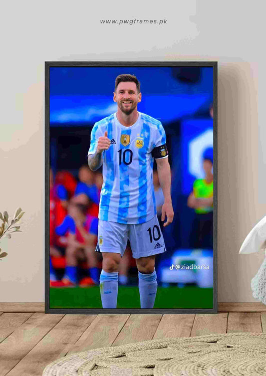 Lionel Messi Argentina Jersey Poster Wall Art