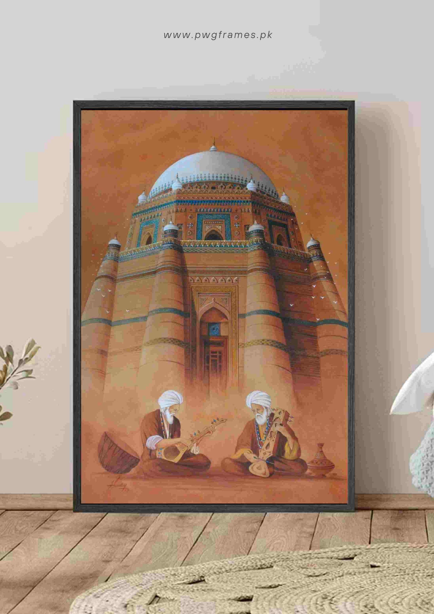 Sufi Musicians at the Tomb of Shah Rukn-e-Alam Poster Wall Art