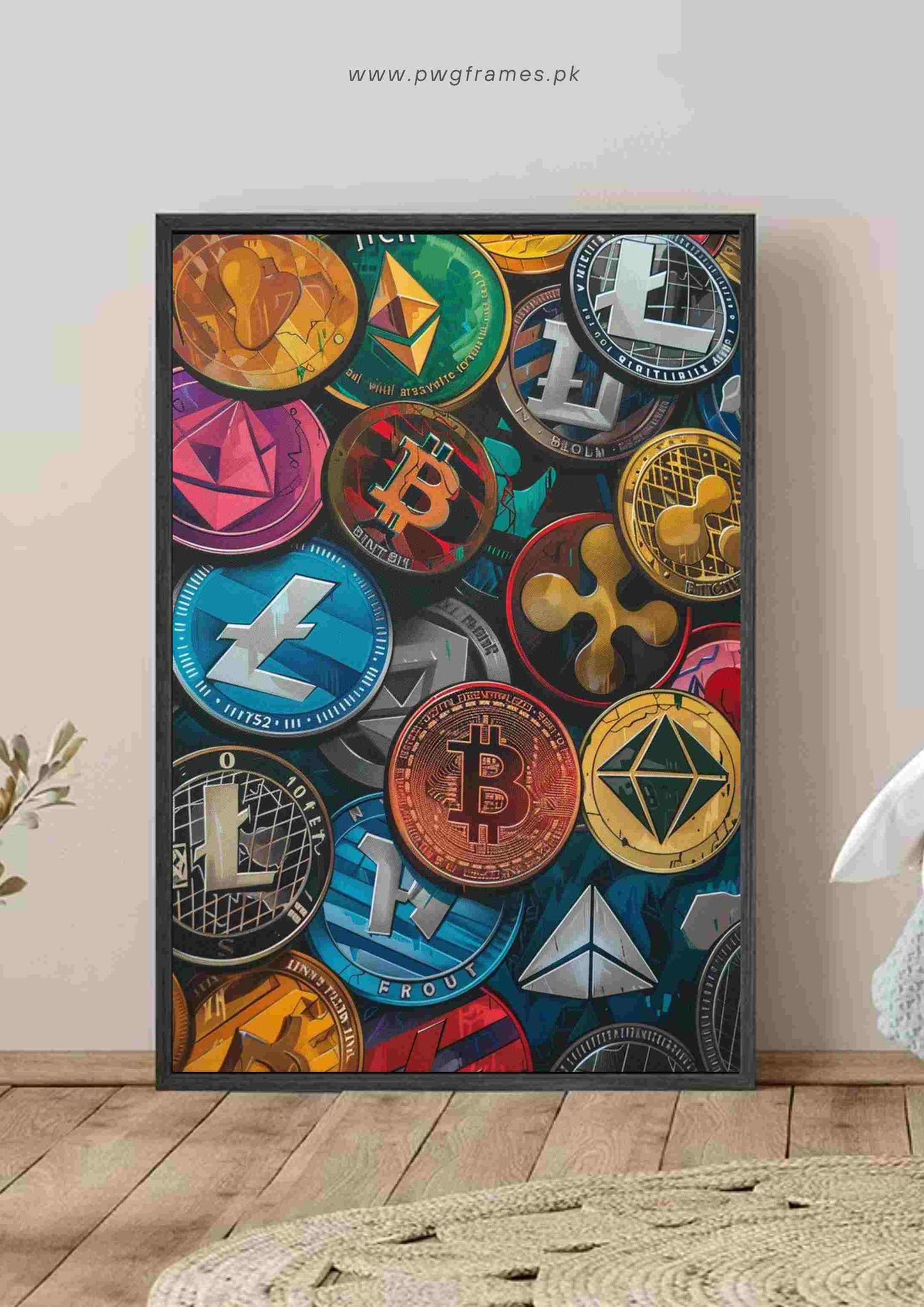 Crypto Stack Poster Wall Art