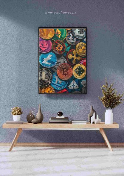 Crypto Stack Poster Wall Art