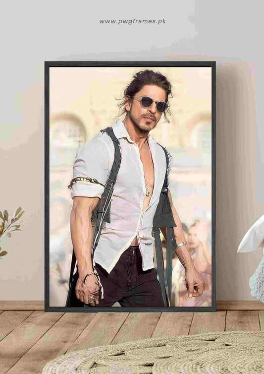 Shah Rukh Khan Pathaan Look Poster Wall Art