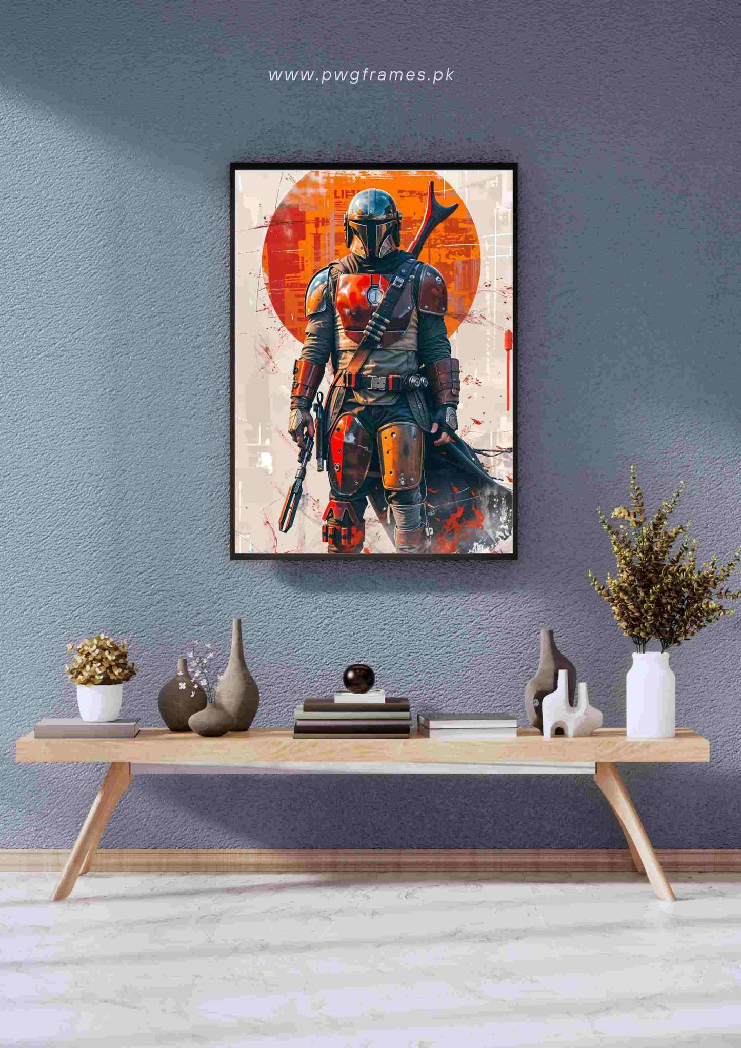 The Mandalorian Hunter Poster Wall Art