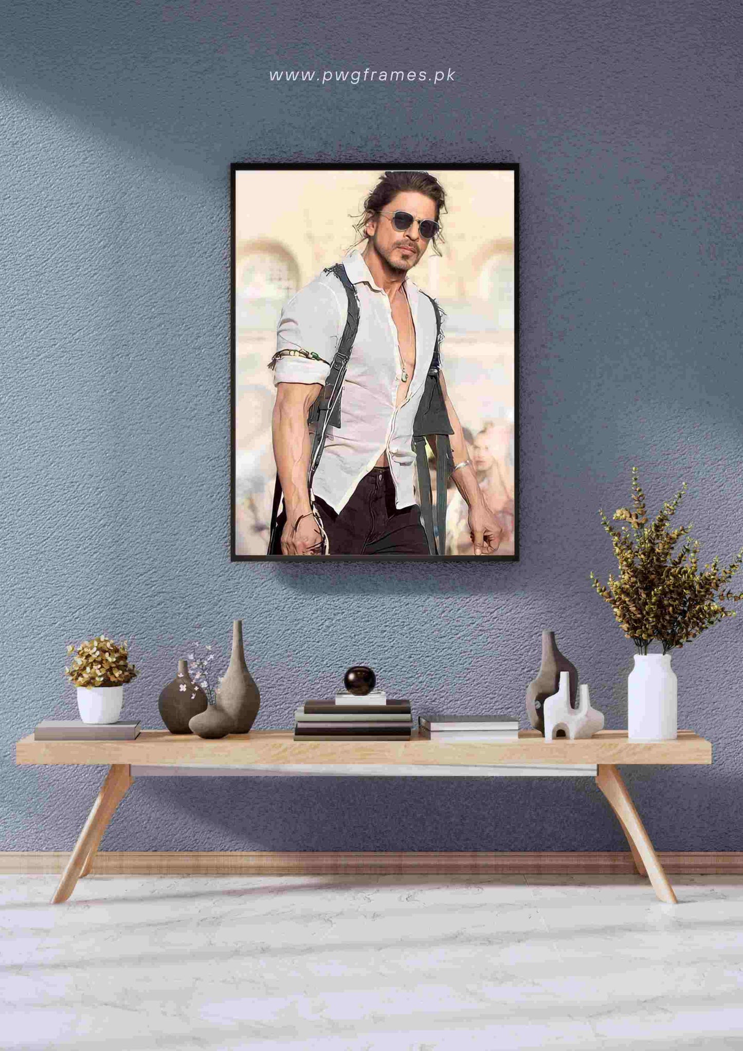 Shah Rukh Khan Pathaan Look Poster Wall Art