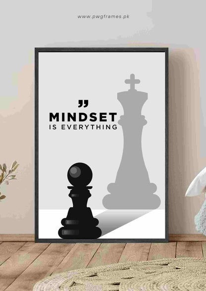 Mindset Is Everything Poster Wall Art